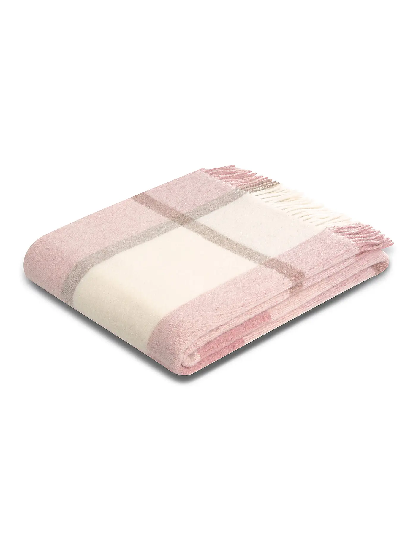 BIEDERLACK | Wohndecke Plaid MODERN CLASSIC 130x170cm Bergamo Rose | 